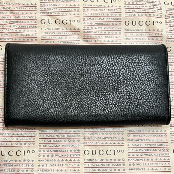 NEW Authentic RARE Gucci Marmont Large/Long Continental Leather Wallet - Picture 4 of 16